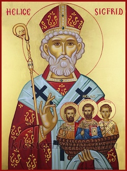 Ikon av helige Sigfrid av Växjö